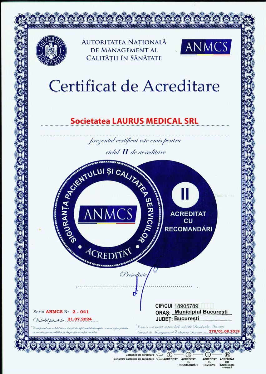 cacreditare anmcs laurusmedical