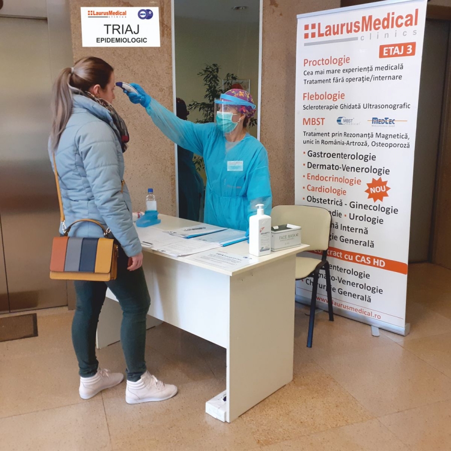 triaj epidemiologic Laurus Medical